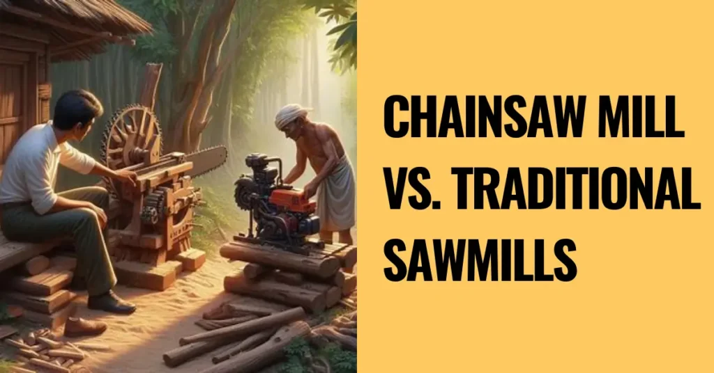 Chainsaw Mill vs. Traditional Sawmills