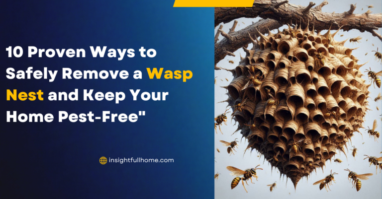 Read more about the article 10 Proven Ways to Safely Remove a Wasp Nest and Keep Your Home Pest-Free