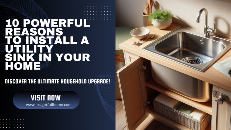 Read more about the article 10 Powerful Reasons to Install a Utility Sink in Your Home: Discover the Ultimate Household Upgrade!